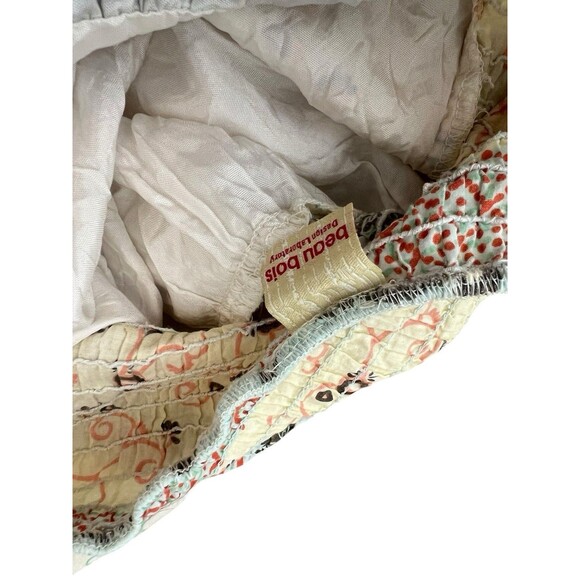 beau bois Boho lined halter maxi dress tiered hippie Y2K S/M - Picture 12 of 15